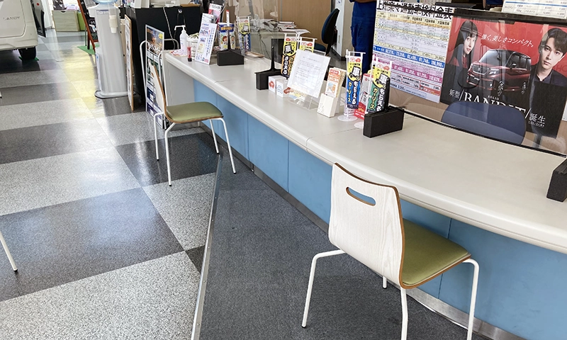 店内はいつも清潔にしています♪